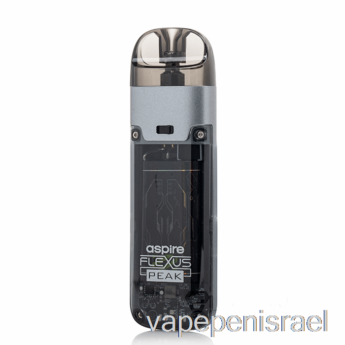 חד פעמי Vape Israel Aspire Flexus Peak Pod System כסוף כפור